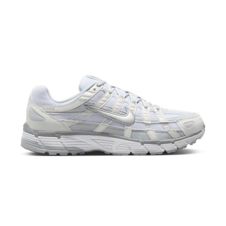 Nike Pegasus P-6000 Bianco Argento - Sneakers Donna