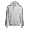 ADIDAS Originals 3-Stripes Felpa Con Cappuccio Grigio Uomo