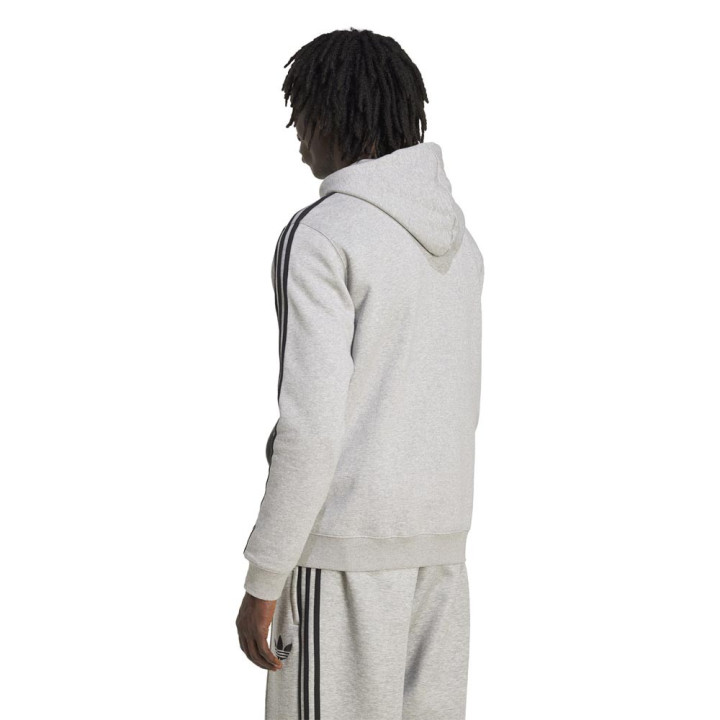 ADIDAS Originals 3-Stripes Felpa Con Cappuccio Grigio Uomo