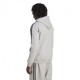 ADIDAS Originals 3-Stripes Felpa Con Cappuccio Grigio Uomo