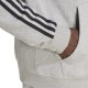 ADIDAS Originals 3-Stripes Felpa Con Cappuccio Grigio Uomo