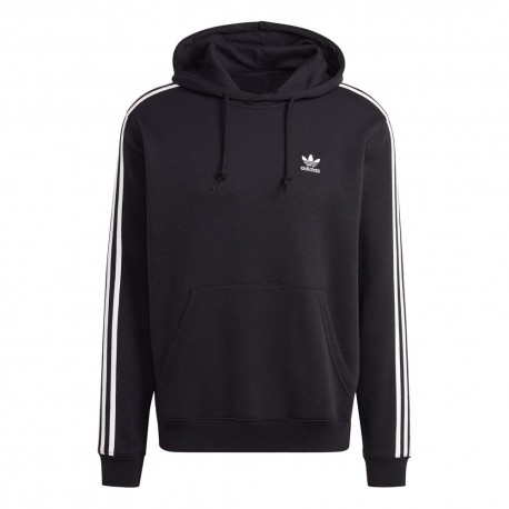 ADIDAS Originals 3-Stripes Felpa Con Cappuccio Nero Uomo