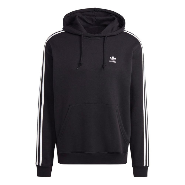 ADIDAS Originals 3-Stripes Felpa Con Cappuccio Nero Uomo