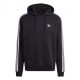 ADIDAS Originals 3-Stripes Felpa Con Cappuccio Nero Uomo