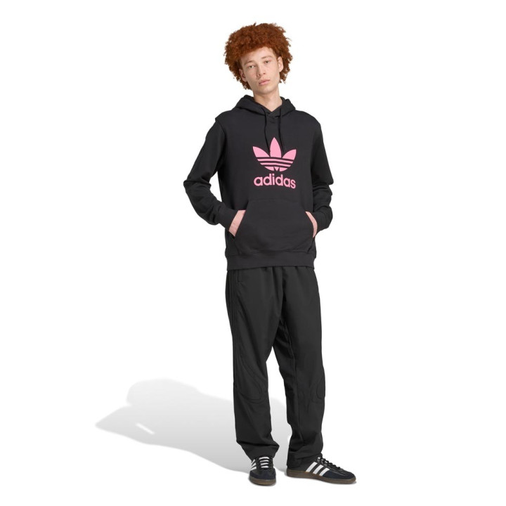 ADIDAS Originals Trefoil Felpa Con Cappuccio Nero Uomo