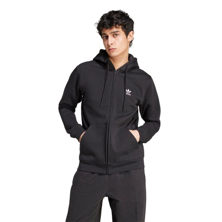 ADIDAS Originals Ess Hd Felpa Con Cerniera Nero Uomo