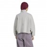 ADIDAS Originals Ess Felpa Con Cerniera Grigio Donna