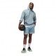 Nike Jordan Sport Crossover Felpa Con Cappuccio Azzurro Uomo