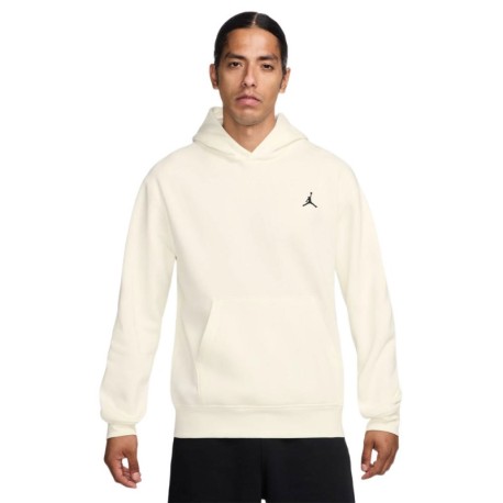 Nike Jordan Brooklyn Felpa Con Cappuccio Bianco Uomo