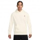 Nike Jordan Brooklyn Felpa Con Cappuccio Bianco Uomo
