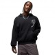 Nike Jordan Brooklyn Felpa Con Cappuccio Nero Uomo