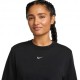 Nike Sportswear Chill Terry Felpa Nero Donna