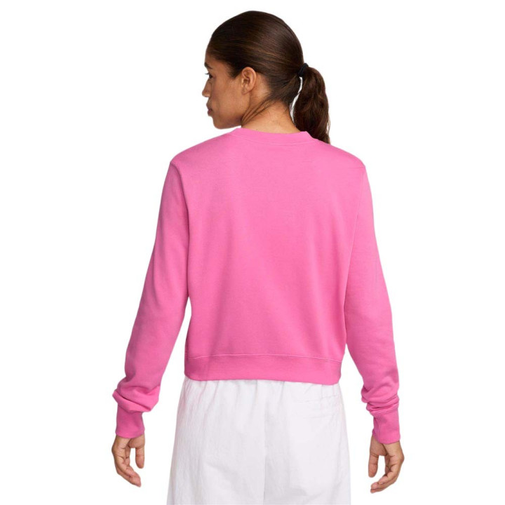 Nike Sportswear Chill Terry Felpa Giro Rosa Donna