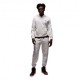 Nike Jordan Brooklyn Pantaloni Con Polsino Bianco Uomo
