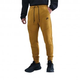 Tech Pantaloni Con Polsino Tech Fleece moro