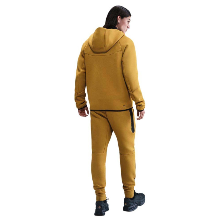 Nike Tech Pantaloni Con Polsino Tech Fleece Moro Uomo