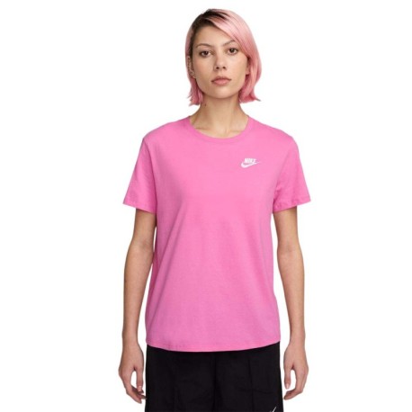 Nike Sportswear Club Essentials T-Shirt Rosa Donna