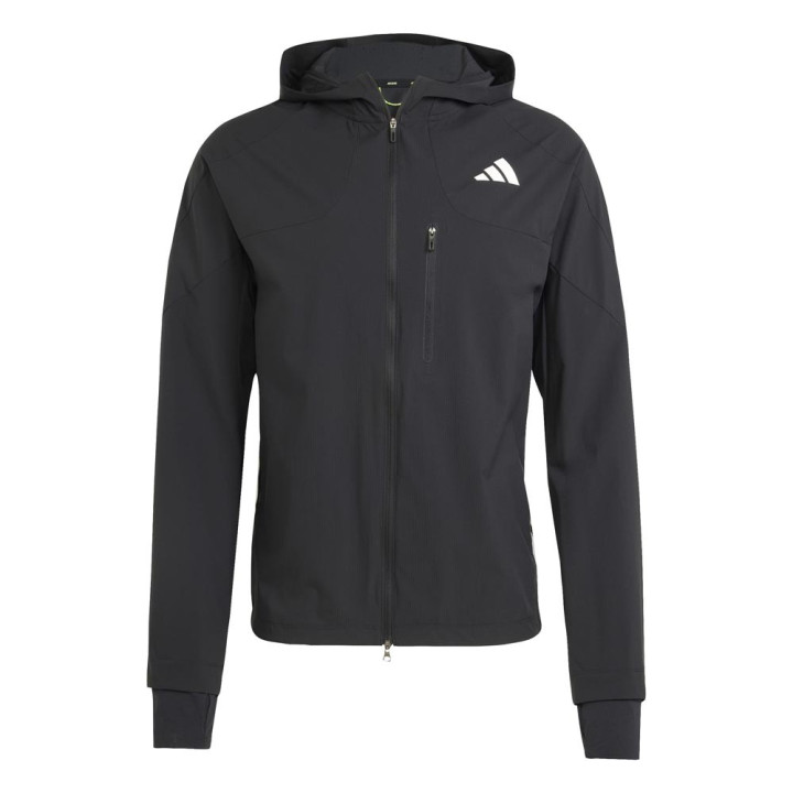 ADIDAS Giacca Running Adizero Jkt Nero Nero Uomo
