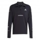 ADIDAS Maglia Running Adi365 Climawarm Nero Uomo