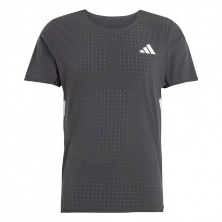 ADIDAS T-Shirt Running Adizero Nero Uomo