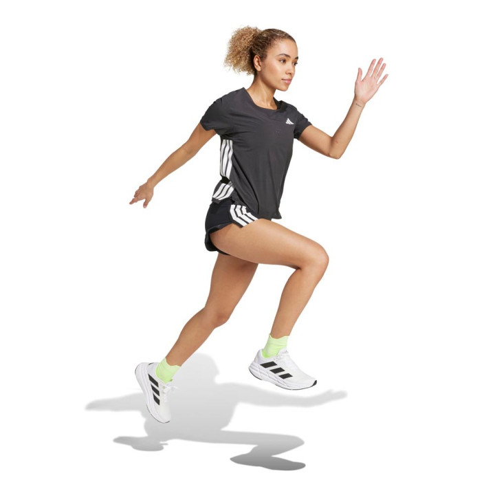 ADIDAS Pantaloncini Running Adizero Gel Nero Donna