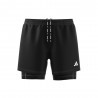 ADIDAS Pantaloncini Running Otr B 2In 1 Nero Uomo