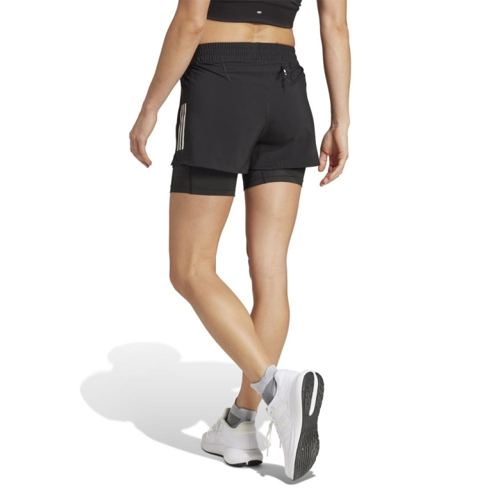 ADIDAS Pantaloncini Running Otr B 2In1 Nero Donna