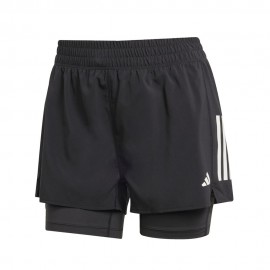 ADIDAS Pantaloncini Running Otr B 2In1 Nero Donna