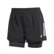 ADIDAS Pantaloncini Running Otr B 2In1 Nero Donna
