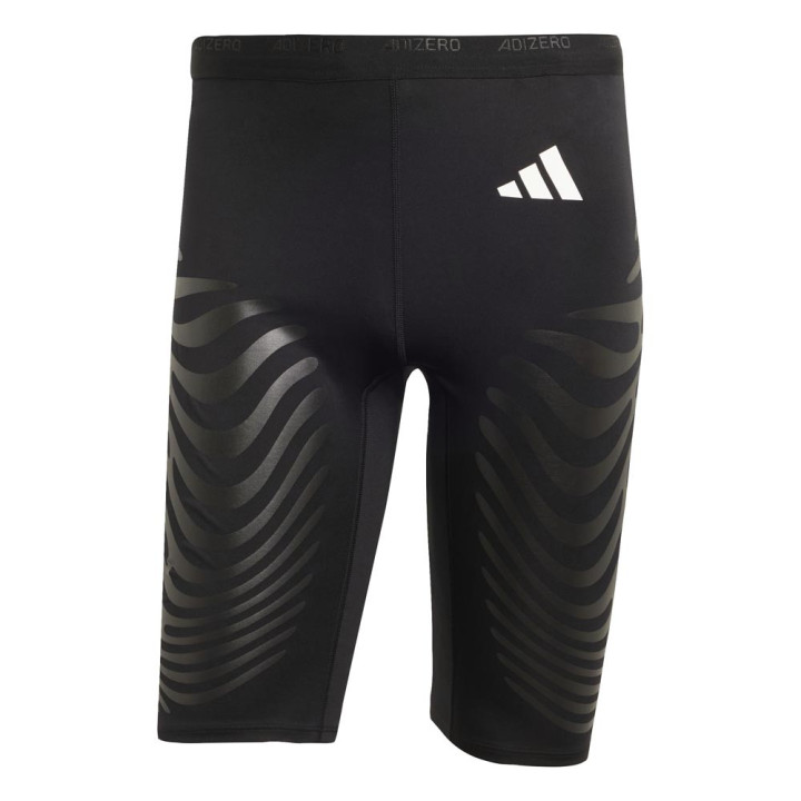 ADIDAS Pantaloncini Running Tights Adizero Nero Uomo