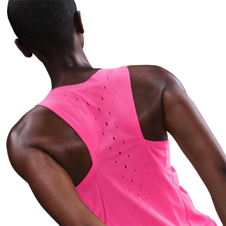 Nike Canotta Running Aeroswift Hyper Rosa Nero Donna