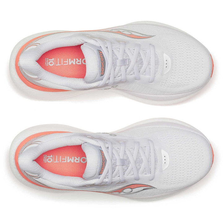 Saucony Triumph 23 Bianco Wistful - Scarpe Running Donna