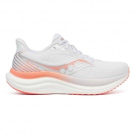 Saucony Triumph 23 Bianco Wistful - Scarpe Running Donna
