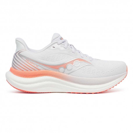 Saucony Triumph 23 Bianco Wistful - Scarpe Running Donna