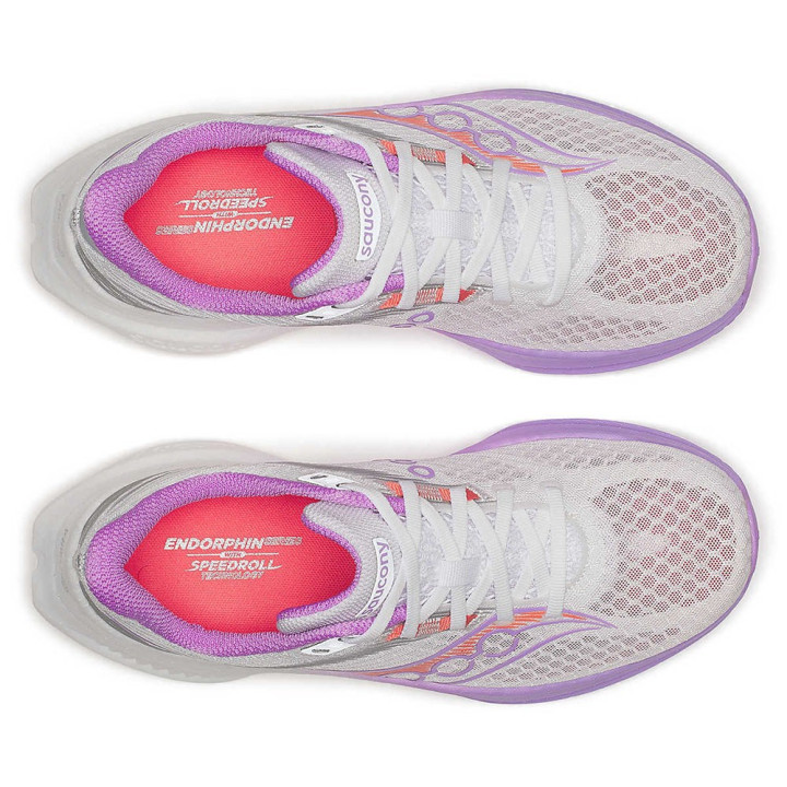 Saucony Endorphine Speed 5 Bianco Crocus - Scarpe Running Donna