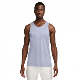 Nike Canotta Running Stride Ghost Argento Uomo