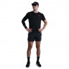 Nike T-Shirt Running Miler Breathe Nero Argento Uomo