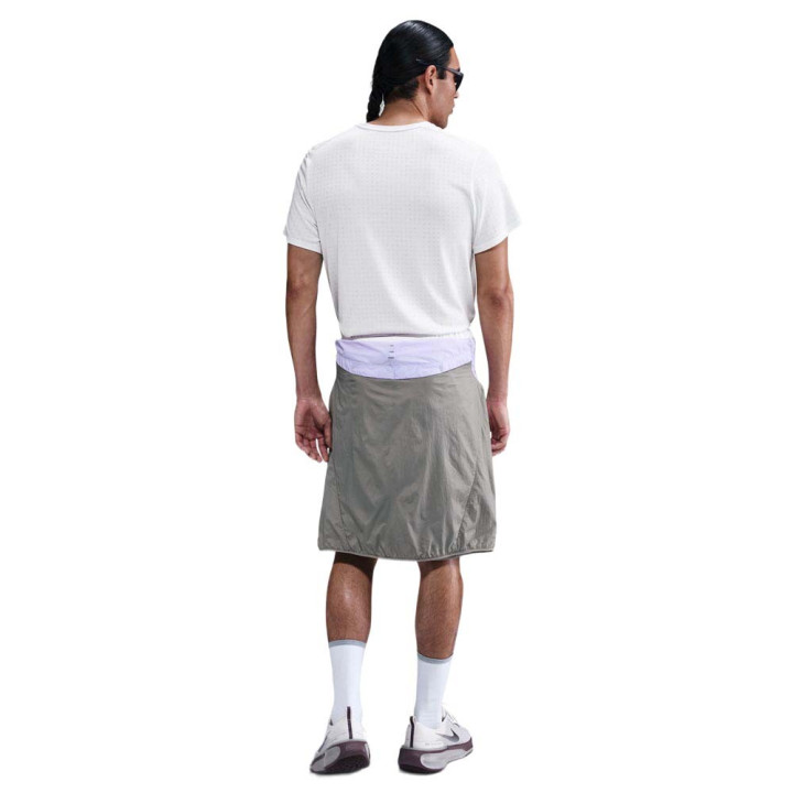 Nike T-Shirt Running Miler Breathe Sum Bianco Argento Uomo