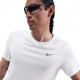 Nike T-Shirt Running Miler Breathe Sum Bianco Argento Uomo