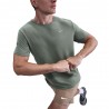 Nike T-Shirt Running Miler Clay Verde Argento Uomo