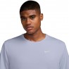 Nike T-Shirt Running Miler Ghost Argento Uomo