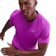 Nike T-Shirt Running Miler Purple Argento Uomo