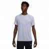 Nike T-Shirt Running Stride Ghost Argento Uomo