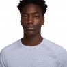 Nike T-Shirt Running Stride Ghost Argento Uomo