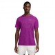 Nike T-Shirt Running Stride Purple Argento Uomo