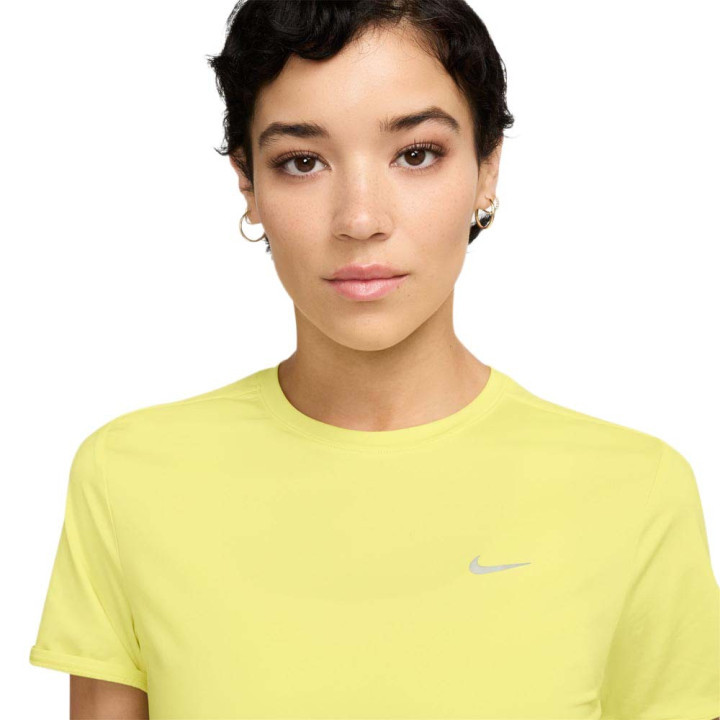 Nike T-Shirt Running Swift Lt Zitron Argento Donna