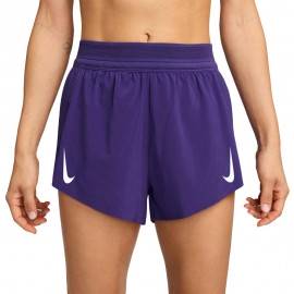 Nike Pantaloncini Running Aeroswift Court Purple Bianco Donna