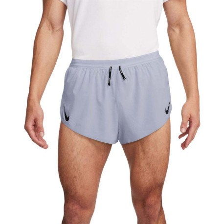 Nike Pantaloncini Running Aeroswift Ghost Nero Uomo
