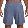 Nike Pantaloncini Running Challenger Indigo Argento Uomo