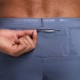 Nike Pantaloncini Running Stride Indigo Nero Uomo